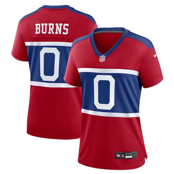 Womens New York Giants #0 Brian Burns Century Red Alternate Vapor Limited Football Stitched Jersey Dzhi